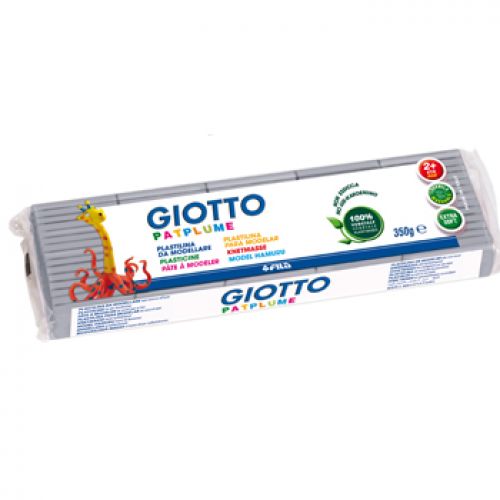 Plasticina Giotto Patplume 350gr Cinza , Giotto , 160510113 , 8000144510801
